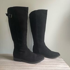 Sugar Tall Black Boots